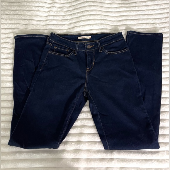 Levi’s 712 Slim Fit Dark Blue Jeans - Picture 5 of 6